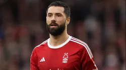 Felipe Augusto durante partida pelo Nottingham Forest. (Photo by Richard Pelham/Getty Images)