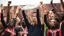 Bayer Leverkusen terminou a Bundesliga com 90 pontos. Foto: Stuart Franklin/Getty Images
