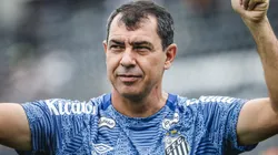 Fábio Carille durante partida entre Santos e Brusque, na Vila Belmiro, pela Série B do Campeonato Brasileiro, no dia 19/05/2024.