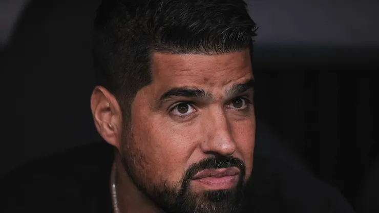 António Oliveira em partida do Corinthians na Copa Sul-Americana