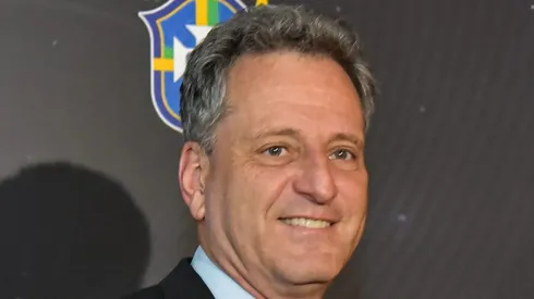 Rodolfo Landim durante a cerimônia de entrega do Brasileirão 2019. Dirigente fecha acordo com casa de apostas.