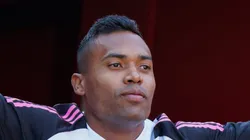 Alex Sandro em treino da Juventus. Lateral não vai jogar no Timão.