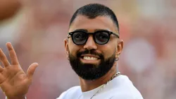Gabigol durante partida entre Flamengo e Madureira, no Maracanã, pelo Campeonato Carioca, no dia 02/03/2024.