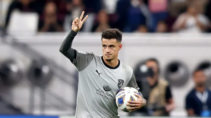 Coutinho atuando pela equipe do Catar. Foto: Mohamed Farag/Getty Images