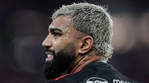 Gabigol, jogador do Flamengo, durante partida contra o Bolívar no estádio Maracanã pela Copa Libertadores