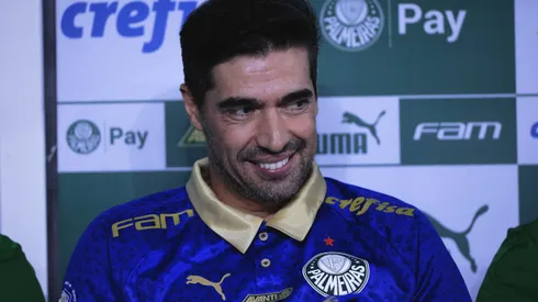 Abel Ferreira durante partida contra o Novorizontino no estadio Arena Allianz Parque pelo campeonato Paulista 2024. Foto: Ettore Chiereguini/AGIF
