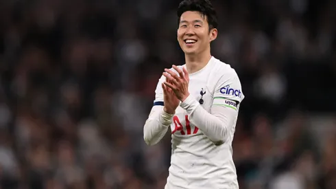 Son, jogador do Tottenham. (Foto de Mike Hewitt/Getty Images)
