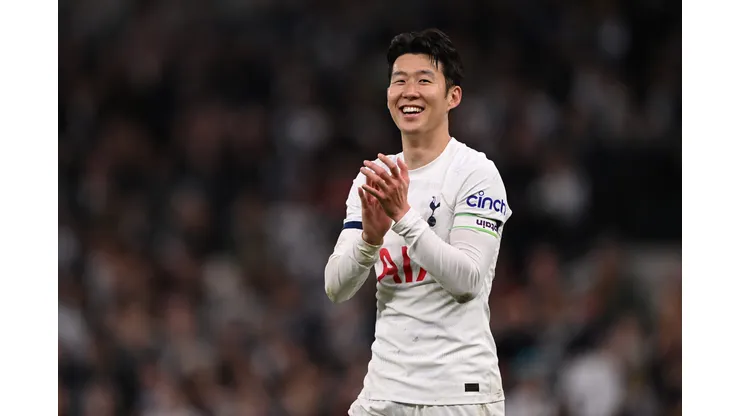 Son, jogador do Tottenham. (Foto de Mike Hewitt/Getty Images)