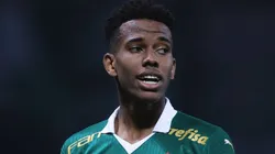 Estevão durante partida entre Palmeiras e Botafogo-SP, no Allianz Parque, pela Copa do Brasil, no dia 02/05/2024.