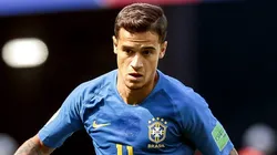 Philippe Coutinho durante partida entre Brasil e Costa Rica, pela Copa do Mundo de 2018, no Estádio São Petersburgo, na Rússia, no dia 22/06.