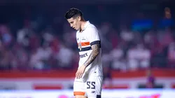 James Rodriguez durante partida contra o Fortaleza no estádio MorumBIS pelo campeonato Brasileiro A 2024. Foto: Leonardo Lima/AGIF