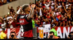 Foto: Marcelo Cortes/Flamengo/Divulgação - Gabigol recebe recado da torcida do Flamengo após foto vazada