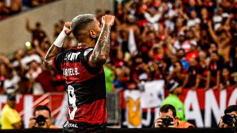 Foto: Marcelo Cortes/Flamengo/Divulgação - Gabigol recebe recado da torcida do Flamengo após foto vazada