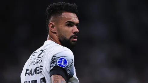SP - SAO PAULO - 14/05/2024 - COPA SUL-AMERICANA 2024, CORINTHIANS X ARGENTINOS JUNIORS - Raniele jogador do Corinthians durante partida contra o Argentinos Juniors no estadio Arena Corinthians pelo campeonato Copa Sul-Americana 2024. Foto: Ettore Chiereguini/AGIF