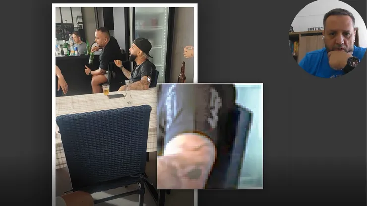 Ricardo Caires, perito em foto, analisa veracidade da foto de Gabigol. Foto: reprodução/ Ricardo Caires.