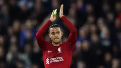 Thiago Alcântara em ação pelo Liverpool, seu ex-Clube