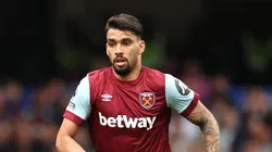 Lucas Paquetá durante partida contra o Chelsea. Foto: Ryan Pierse/Getty Images