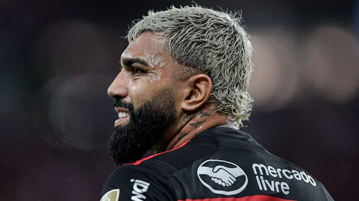 RJ - RIO DE JANEIRO - 15/05/2024 - COPA LIBERTADORES 2024, FLAMENGO X BOLIVAR - Gabigol jogador do Flamengo durante partida contra o Bolivar no estadio Maracana pelo campeonato Copa Libertadores 2024. Foto: Thiago Ribeiro/AGIF