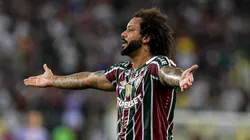 RJ - RIO DE JANEIRO - 16/05/2024 - COPA LIBERTADORES 2024, FLUMINENSE X CERRO PORTENO - Marcelo jogador do Fluminense durante partida contra o Cerro Porteno no estadio Maracana pelo campeonato Copa Libertadores 2024. Foto: Thiago Ribeiro/AGIF