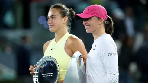 Iga Swiatek e Aryna Sabalenka: Final em Roma das líderes do ranking da WTA (Foto: Clive Brunskill/Getty Images)