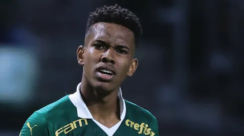 SP - SAO PAULO - 15/05/2024 - COPA LIBERTADORES 2024, PALMEIRAS X INDEPENDIENTE DEL VALLE - Estevao jogador do Palmeiras durante partida contra o Independiente del Valle no estadio Arena Allianz Parque pelo campeonato Copa Libertadores 2024. Foto: Ettore Chiereguini/AGIF