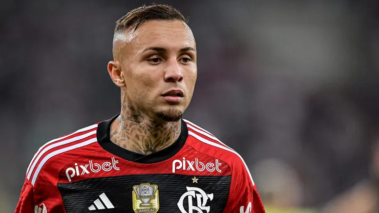 Cebolinha, jogador do Flamengo.