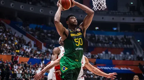 Bruno Caboclo no Mundial de 2023. Foto: FIBA