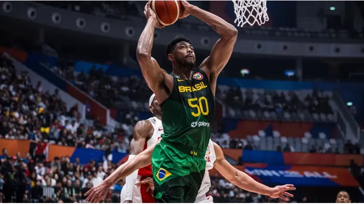 Bruno Caboclo no Mundial de 2023. Foto: FIBA