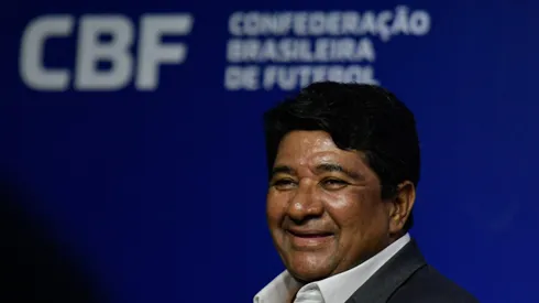 RJ - Rio de Janeiro - 03/03/2023 - CONVOCACAO SELECAO BRASILEIRA - Ednaldo Rodrigues presidente da Confederacao Brasileira de Futebol (CBF) durante anuncia a lista dos convocados para disputar o amistoso contra o Marrocos a ser realizado no dia 25 de marco na cidade de Tanger, nesta sexta-feira (03), no auditorio do hotel Windsor, na Barra da Tijuca, na zona oeste do Rio de Janeiro. Foto: Thiago Ribeiro/AGIF