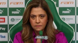 Foto: Cesar Greco/Palmeiras - Leila Pereira, presidente do Palmeiras recebe resposta de dirigente do Grêmio