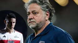 Casares abordou a situação de James Rodríguez