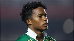 Foto: Alexandre Schneider/Getty Images - Endrick em partida pelo Palmeiras.