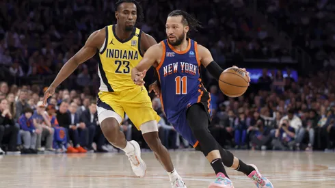 Brunson, dos Knicks, anotou 44 pontos no jogo 5 contra os Pacers (Foto: Sarah Stier/Getty Images)