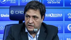 RS - PORTO ALEGRE - 29/06/2023 - GREMIO, COLETIVA DO PRESIDENTE ALBERTO GUERRA - Alberto Guerra presidente do Gremio durante em coletiva de imprensa realizada no CT Luiz Carvalho. Foto: Maxi Franzoi/AGIF