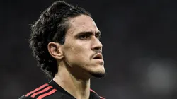 Pedro durante jogo contra o Palestino. Vidente crava resultado do time flamenguista.
