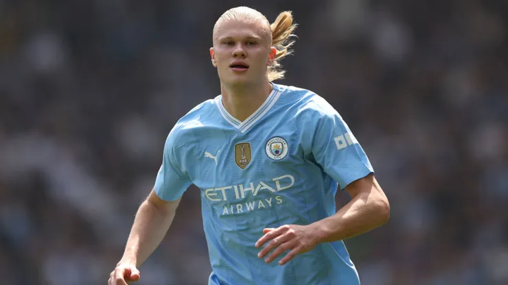 Haaland é um dos maiores goleadores. Richard Heathcote/Getty Images.