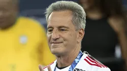 O presidente do Flamengo, Rodolfo Landim, durante cerimônia de premiação no final do Campeonato Carioca, contra o Nova Iguaçu, no Maracanã, no dia 07/04/2024.