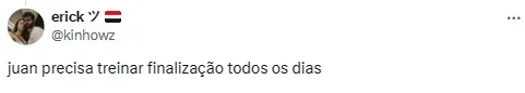 Torcedor do SPFC critica desempenho de Juan