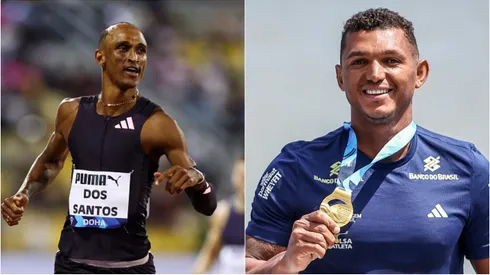 Alison dos Santos e Isaquias Queiroz. Fotos: Getty Images