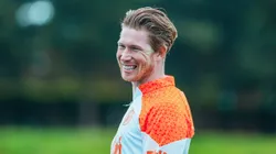 De Bruyne em treino do Manchester City Foto: Manchester City