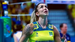 Thaisa não estará na estreia do Brasil na VNL. Reprodução/Instagram oficial de Thaisa