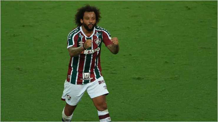 Foto: Buda Mendes/Getty Images - Marcelo comemorando.