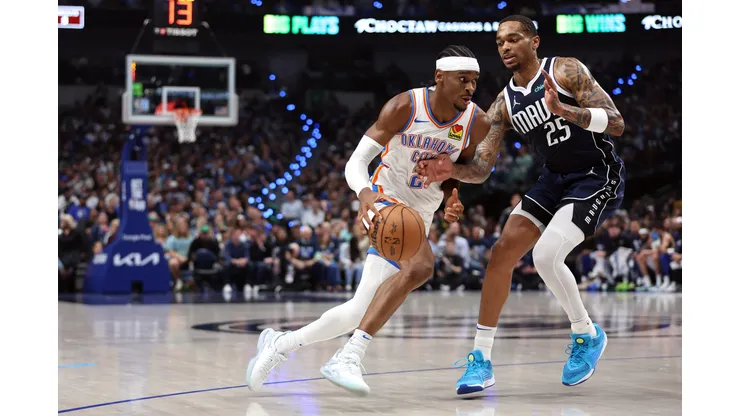 Série empolgante entre Mavericks e Thunder está longe do fim nas semifinais de conferência da NBA (Foto: Tim Heitman/Getty Images)