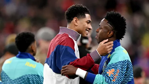 Bellingham é o artilheiro do Real Madrid na La Liga. Mike Hewitt/Getty Images.