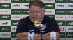 Anderson Barros em coletiva de imprensa - Reprodução: TV Palmeiras (YouTube).