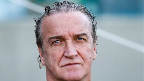 Cuca, técnico do Athletico-PR, durante partida contra o Palmeiras no estádio Arena Barueri pelo Brasileirão Série A