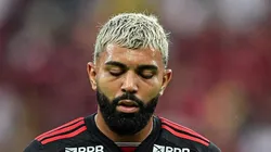 Gabigol durante partida contra o Corinthians pelo Brasileirão. Atacante tem contrato até dezembro.