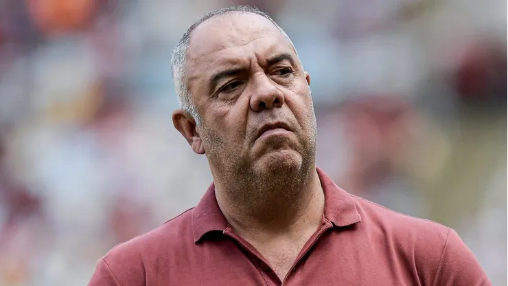 O vice-presidente de futebol do Flamengo, Marcos Braz, durante partida entre Flamengo e Nova Iguaçu, no Maracanã, pela final do Campeonato Carioca, no dia 30/03/2024.