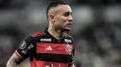RJ - RIO DE JANEIRO - 10/04/2024 - COPA LIBERTADORES 2024, FLAMENGO X PALESTINO - Everton Cebolinha jogador do Flamengo durante partida contra o Palestino no estadio Maracana pelo campeonato Copa Libertadores 2024. Foto: Thiago Ribeiro/AGIF