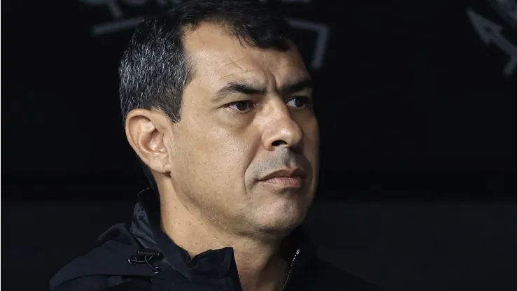 Fábio Carille durante partida entre Santos e Red Bull Bragantino, pela semifinal do Campeonato Paulista, no dia 27/03/2024.